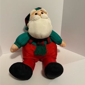 Vintage plush Santa